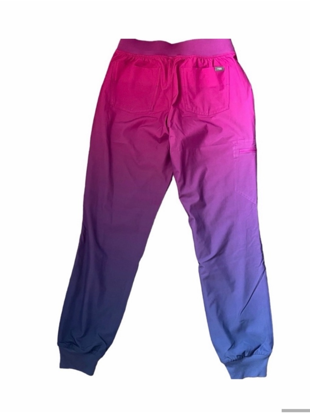 Figs Zamora™ FREEx™ Lined Jogger Scrub Pants  Ombre  Sunset NWT Size XSP - Picture 6 of 7